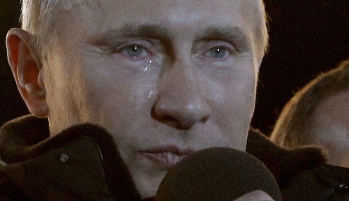 Putin sa po víťazstve v prezidentských voľbách rozplakal