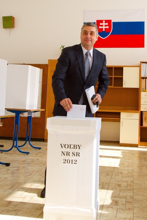 Ivan Weiss počas volieb