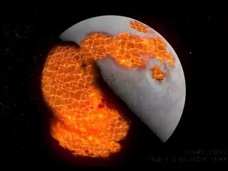 Takto vyzeral Mesiac pred 3,8 až 1 miliardou rokov