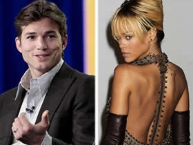 Ashton Kutcher a Rihanna