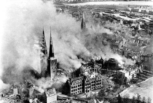 Lübeck po nálete
