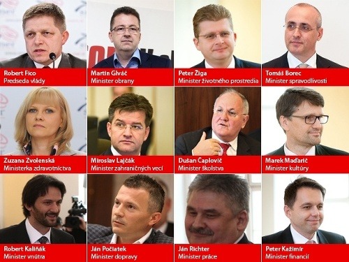 Zoznam ministrov novej Ficovej vlády