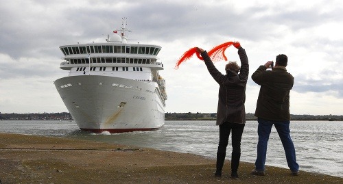 Balmoral opúšťa prístav v Southamptone