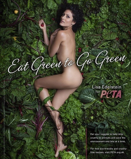 Lisa Edelstein sa vyzliekla v reklamnej kampani organizácie PETA.