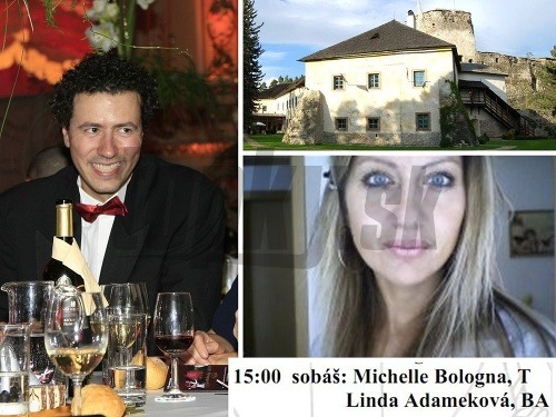 Michele Bologna sa oženil s Lindou Adamekovou. Hostina sa konala na hrade v Liptovskom regióne. 