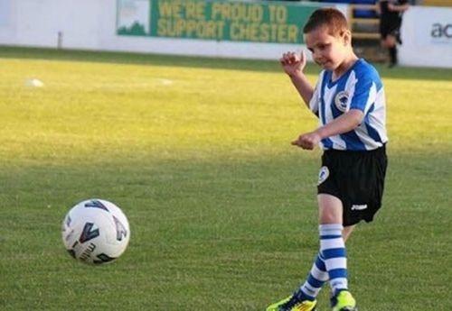 Ciaran bol veselý a miloval futbal