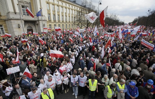 Protest vo Varšave