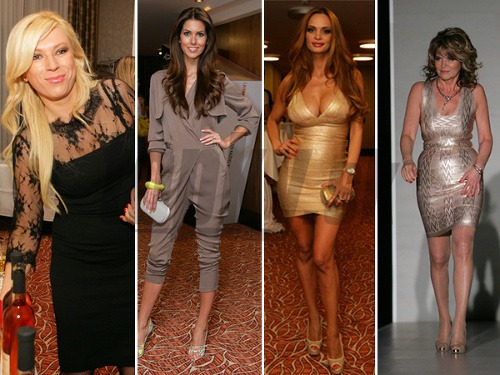 Gabriela Drobová, Simona Slobodníková, Andrea Heringová a Mária Reháková sa predviedli v luxusných róbach.