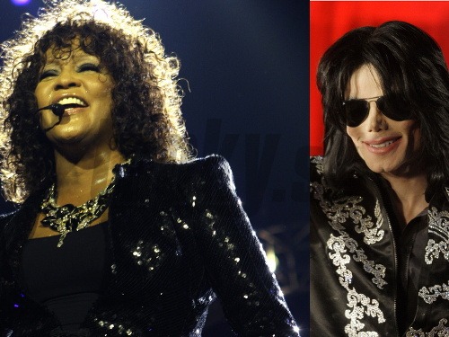 Whitney Houston a Michael Jackson