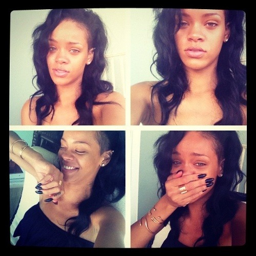 Rihanna bez mejkapu