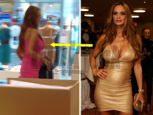 Andrea Heringhová zháňala podprsenku na svoje tehotenstvom zväčšené vnady. 