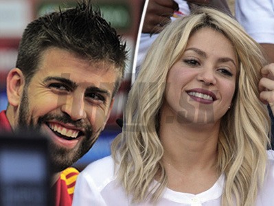 Shakira v objatí s futbalistom Gerardom Piquém