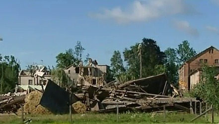 Škody po tornádach v Poľsku