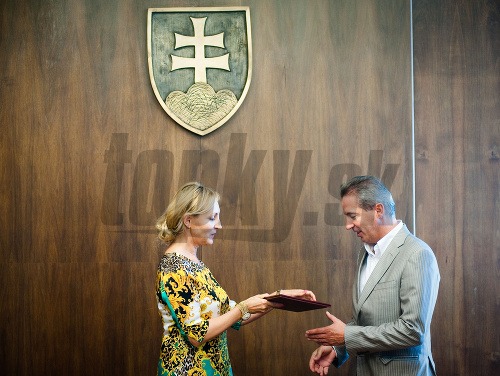 Václav Mika pri oficiálnom menovaní do funkcie