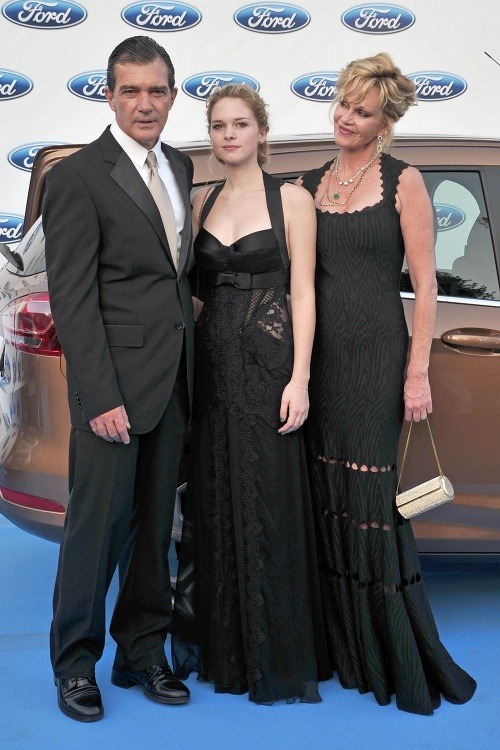 Manželia Antonio Banderas a Melanie Griffith s dcérou Stellou