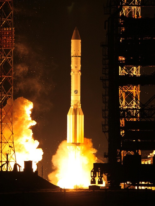 Družice do vesmíru vyniesla raketa Proton.