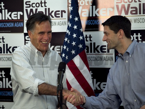 Mitt Romney a Paul Ryan