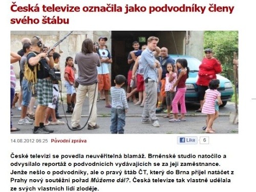 Štáb Českej televízie