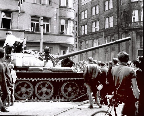 Okupácia Československa vojskami Varšavskej zmluvy z 21. augusta 1968.