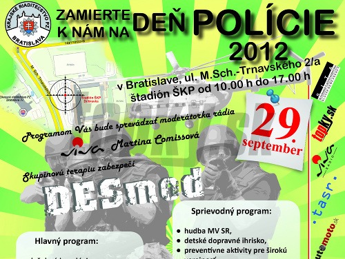Deň polície v sobotu 29. septembra 