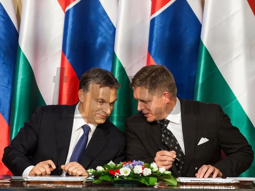 Viktor Orbán a Robert Fico