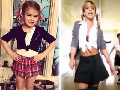 Po Britney Spears sa opičí už aj jej štvorročná neter Maddie.