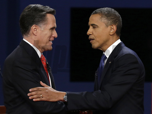 Mitt Romney a Barack Obama