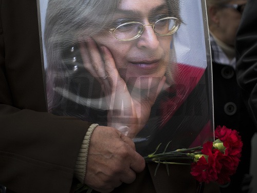 Portrét Anny Politkovskej