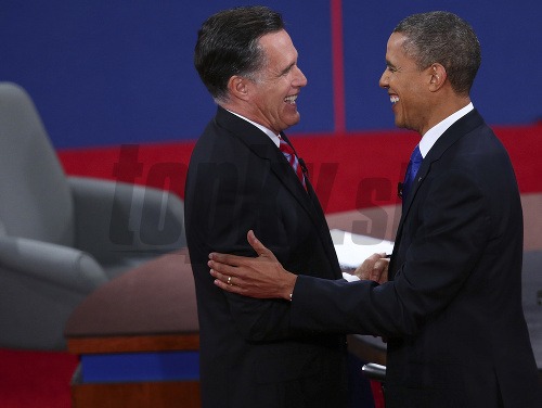 Mitt Romney a Barack Obama