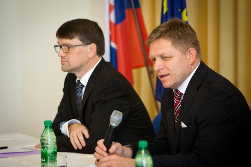 Marek Maďarič a Robert Fico