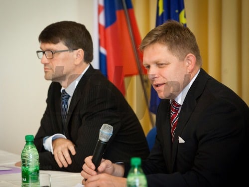 Marek Maďarič a Robert Fico