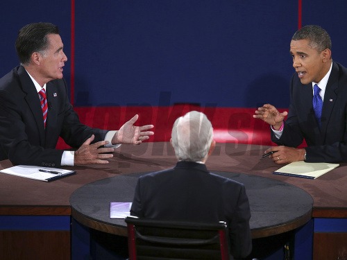 Mitt Romney a Barack Obama