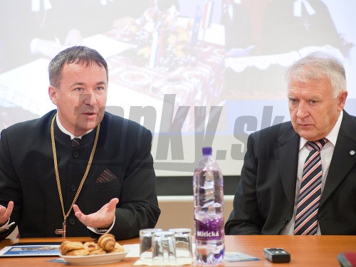 Generálny biskup Miloš Klátik a novozvolený generálny dozorca Imrich Lukáč