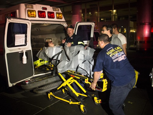 Evakuácia New York University Tisch Hospital