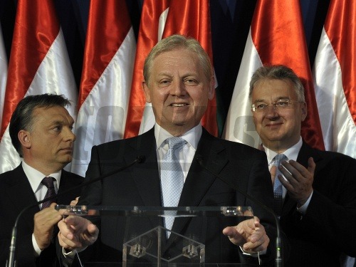 Viktor Orbán (vľavo), Ištván Tarlós a Zsolt Semjén
