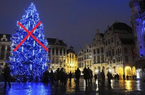 Brusel si minimálne tento rok tradičného vianočného stromčeka nedočká