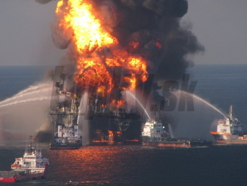 Výbuch na ropnej plošine v Mexickom zálive