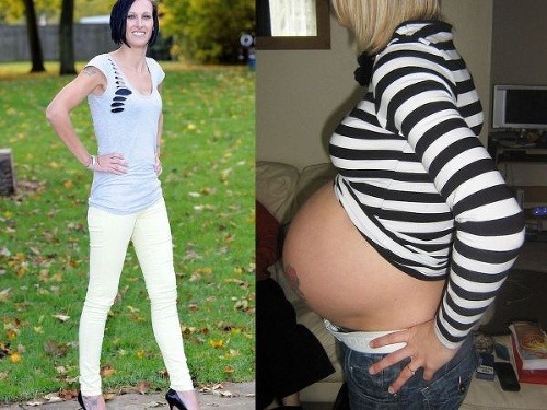 Julie krátko po pôrode schudla na pôvodnú veľkosť
