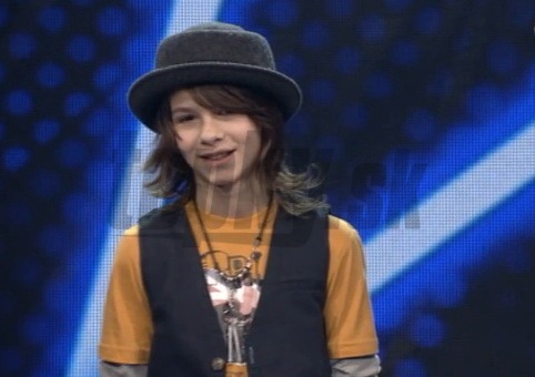 Andrej Kampf ako 11-ročný v šou z roku 2012. 