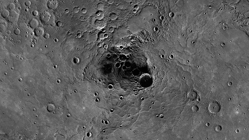 Povrch planéty Merkúr