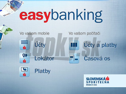 Nestíhate chodiť do banky? Skúste easybanking