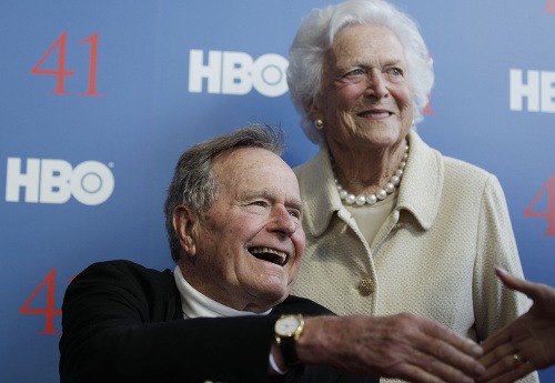 George H.W. Bush s manželkou