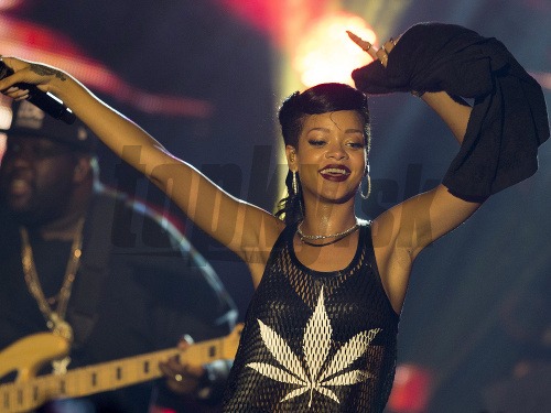 Milovníčka marihuany Rihanna