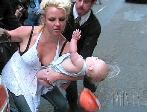 Britney Spears s bábätkom