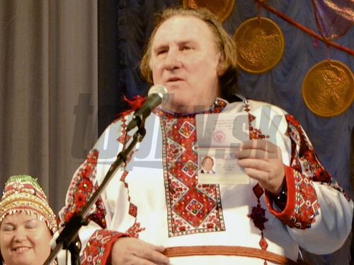 Čerstvý ruský občan Depardieu navštívil ako prvé mesto Saransk