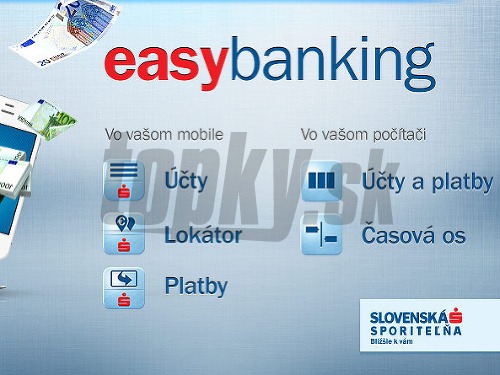easybanking so Slovenskou sporiteľňou