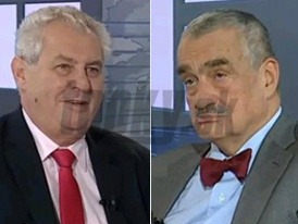 Miloš Zeman a Karel Schwarzenberg