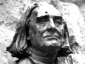 Ferenc Liszt, uhorský hudobný skladateľ a klavírny virtuóz 