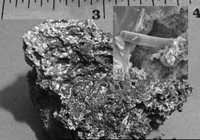 Meteorit a štruktúry rias, ktoré sa v ňom našli