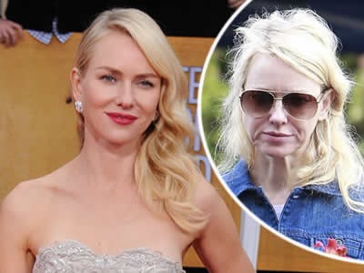 Zničená a unavená Naomi Watts sa v priebehu pár hodín zmenila na žiarivú ozdobu červeného koberca.